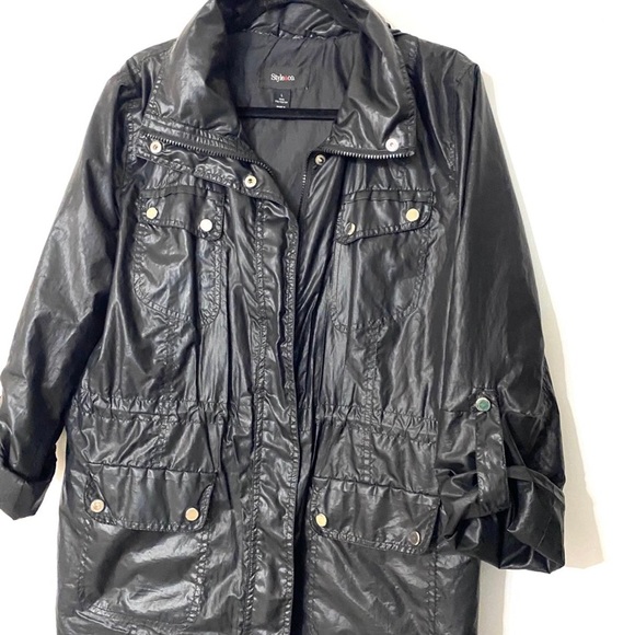 STYLE & Co. rain wind coat - Picture 3 of 12